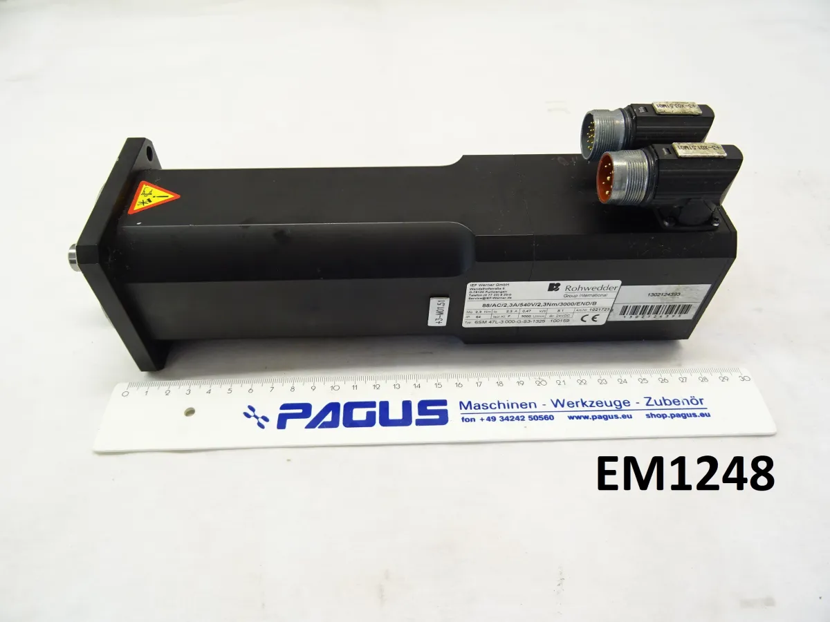 Servomotor mit Bremse 0,47 kW 3000 U/min