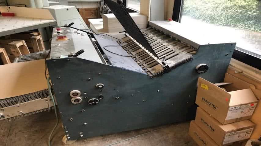 Meccanotecnica Lega 80 - Pressstation Falzmachine