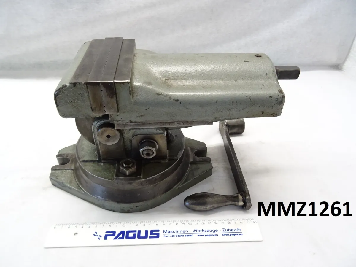 WMW Maschinenschraubstock mit Tisch 160 mm, 125 mm, dr