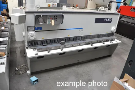 Lvd MVB 3100 x 6 mm Hydraulische Tafelschere – RESALE