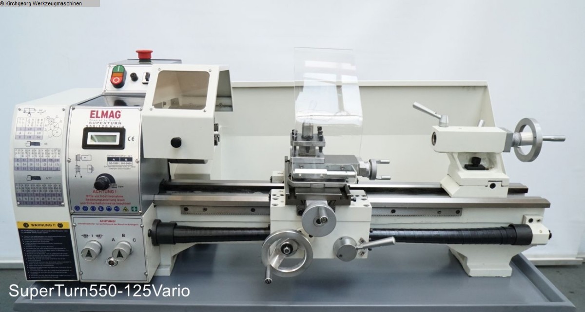 ELMAG SUPERTURN 550 / 125 Vario Leit- und Zugspindeldrehmaschine