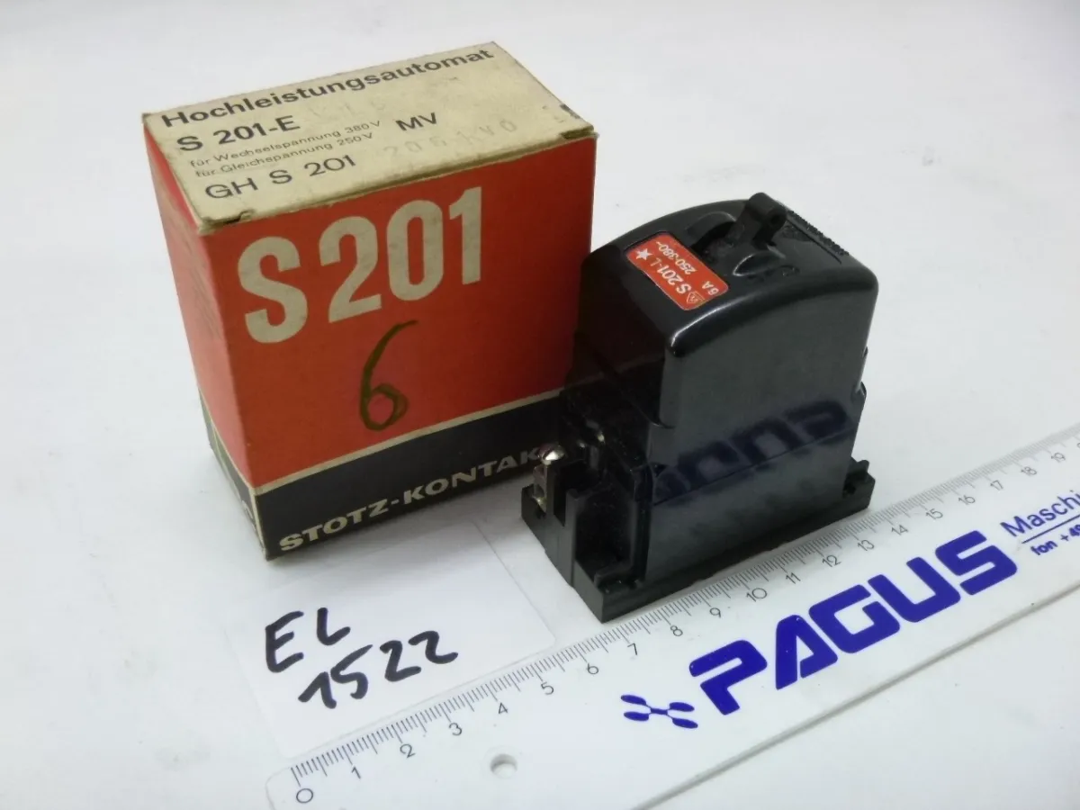 Hochleistungsautomat S 201-E, 6,0 A