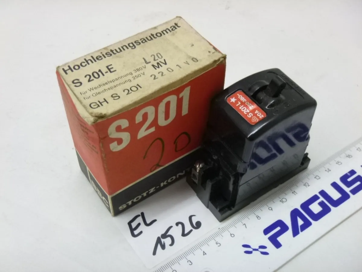 Hochleistungsautomat S 201-E, 20,0 A