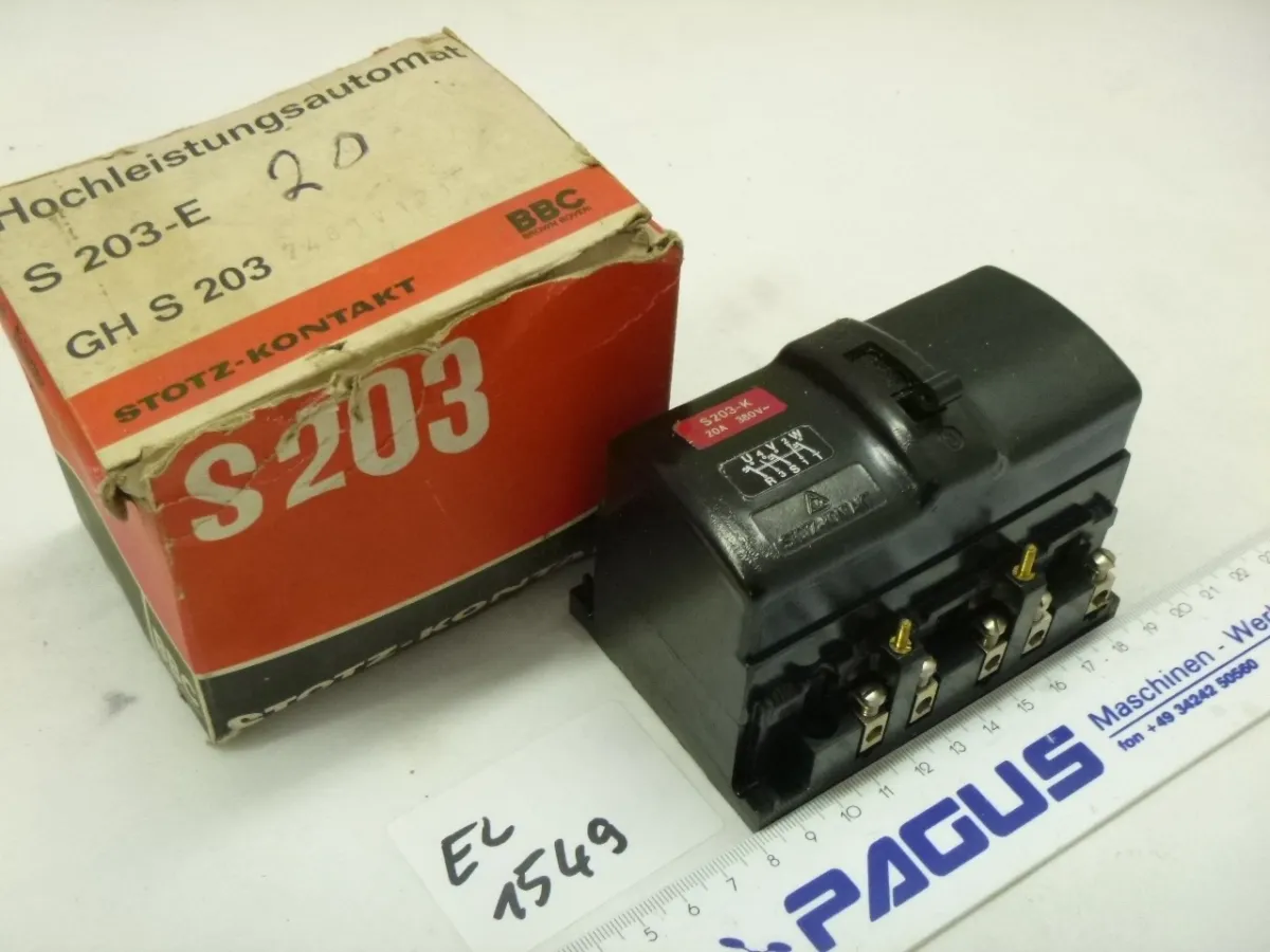 Hochleistungsautomat S 203-E, 20 A