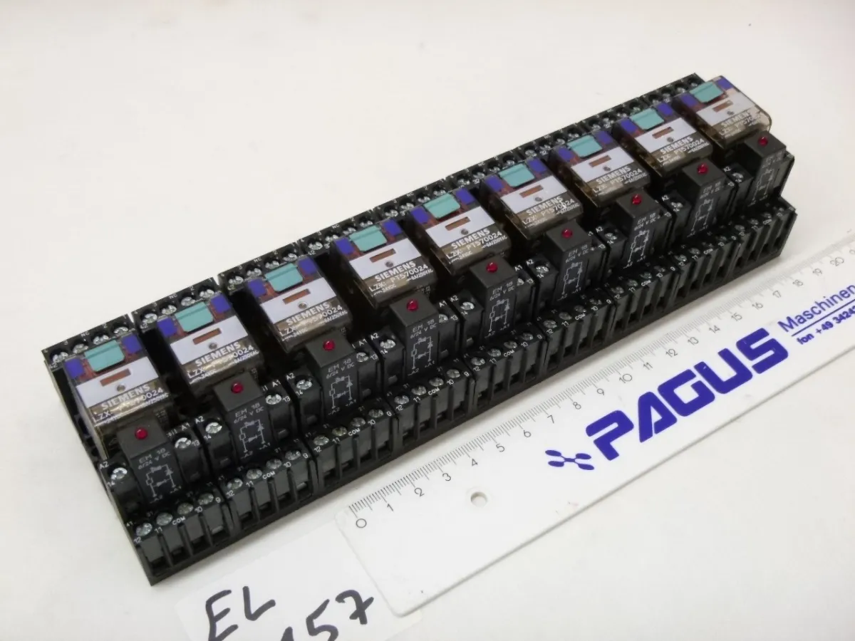 Siemens Steckrelais PT570024, 9 StÃ¼ck