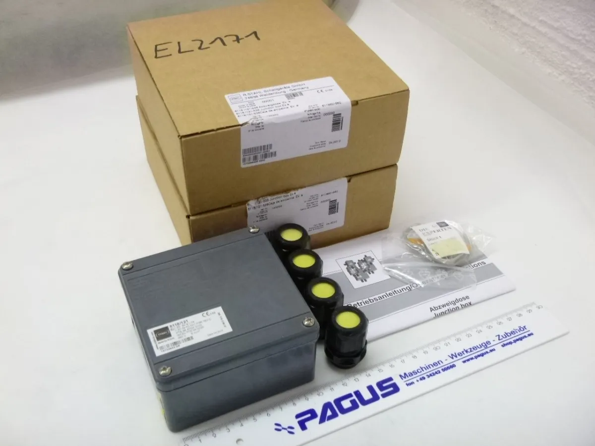 Stahl CEE Abzweigdose 8118/121, 2 Stück
