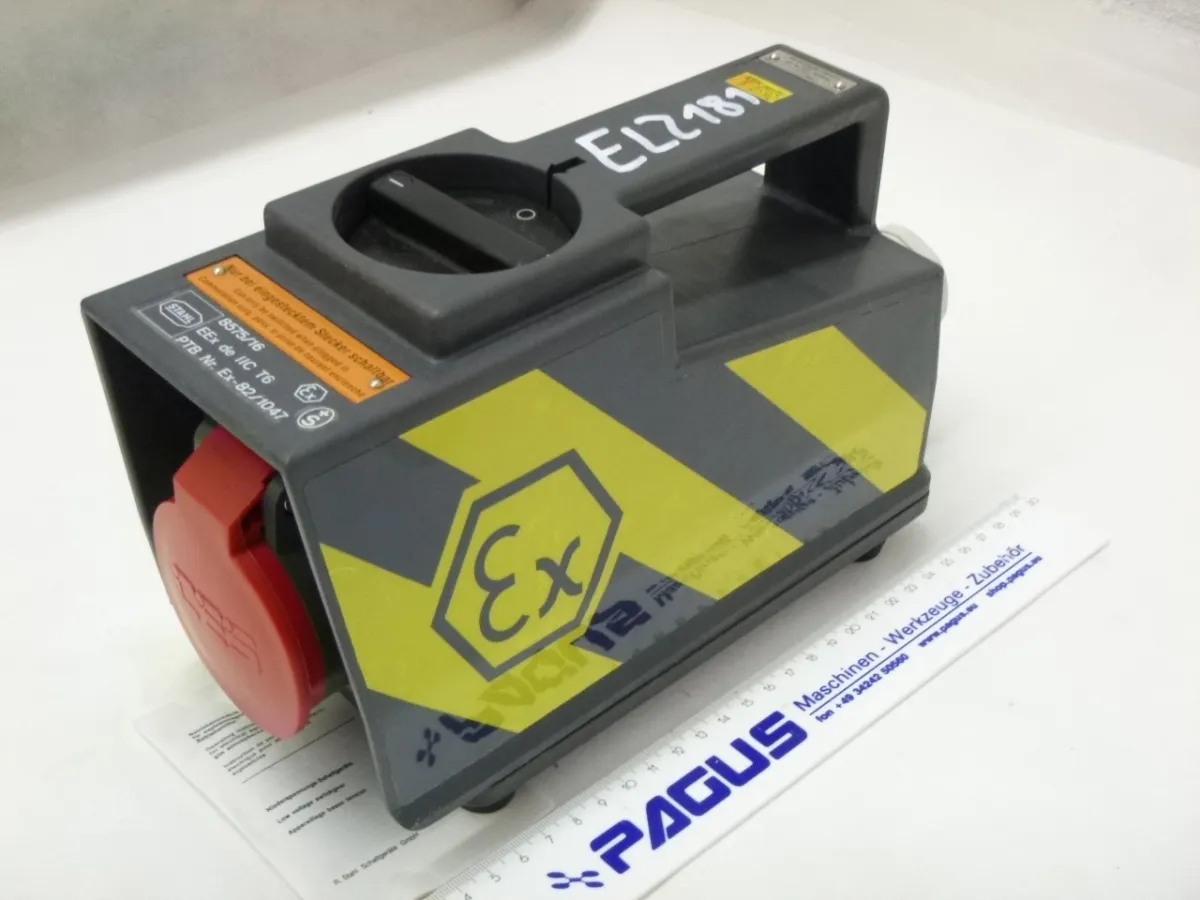 Stahl Schaltersteckdose 8575/16-506