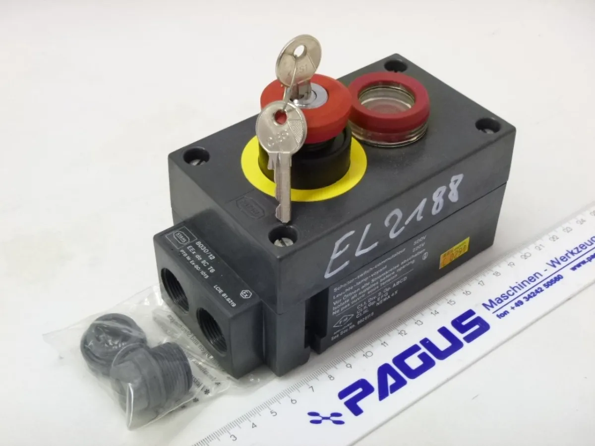 Stahl Not-Aus-Schalter 8030/121-54/64/220V