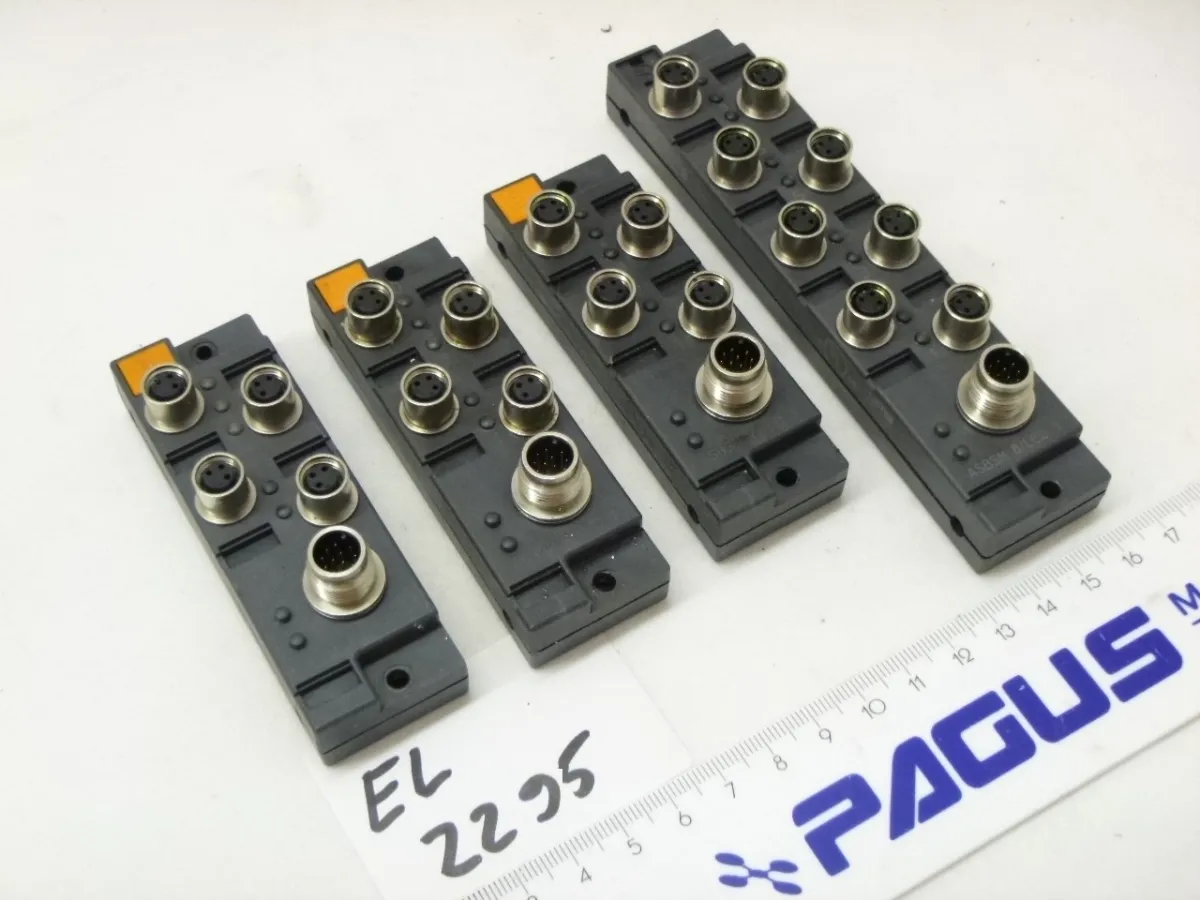 MURR Elektronik M8-Verteiler mit Metallgewinde, 4 StÃ¼ck