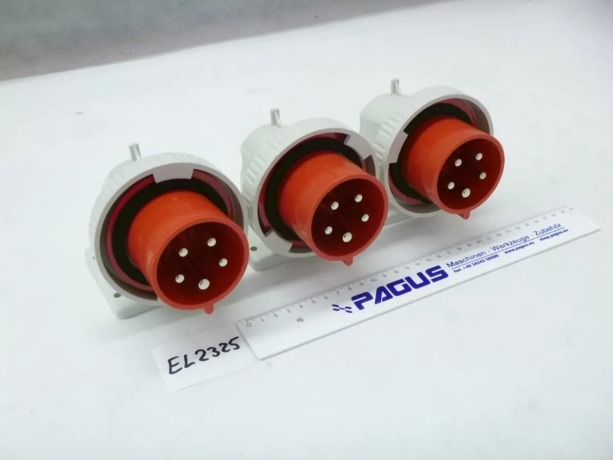 CEE-Anbaugerätestecker Type 639, 3 Stück