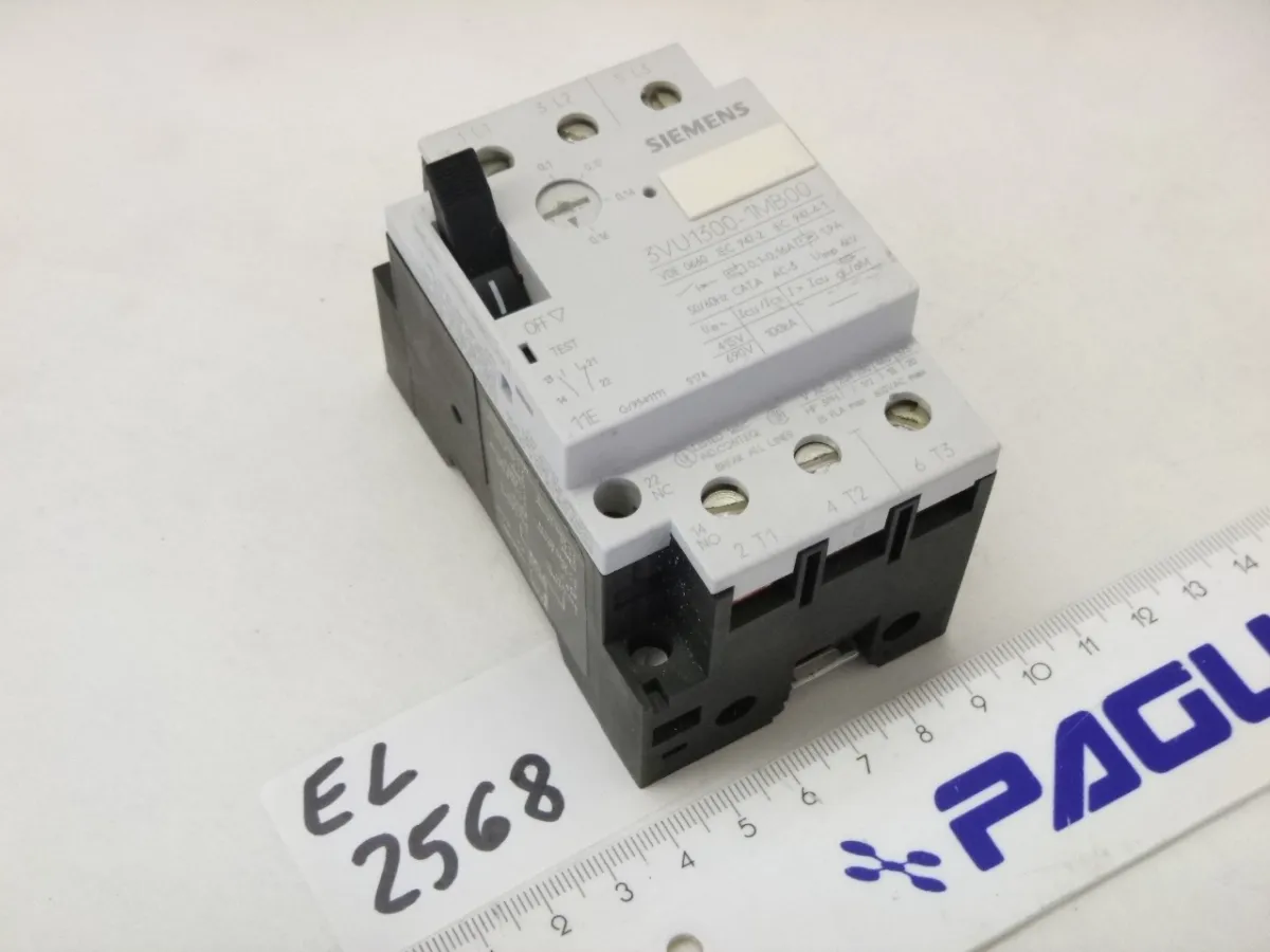 Siemens Motorschutzschalter 3VU1300, 0,1 - 0,16 A