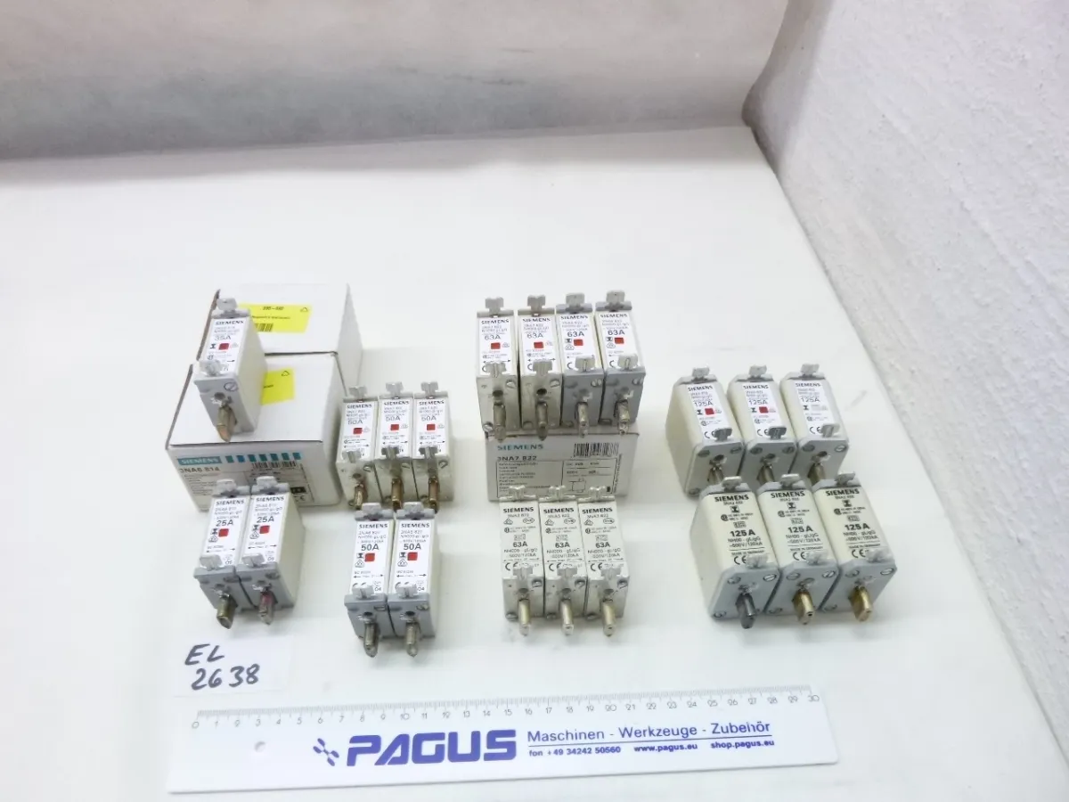 Siemens NH-Sicherungssortiment NH000 / NH00, 25 -125 A, 30