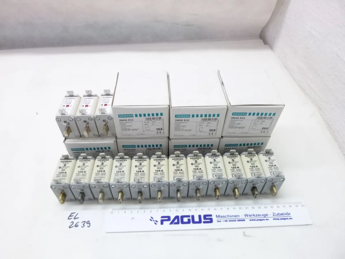 Siemens NH-Sicherungssortiment NH00, 125 A, 33 StÃ¼ck