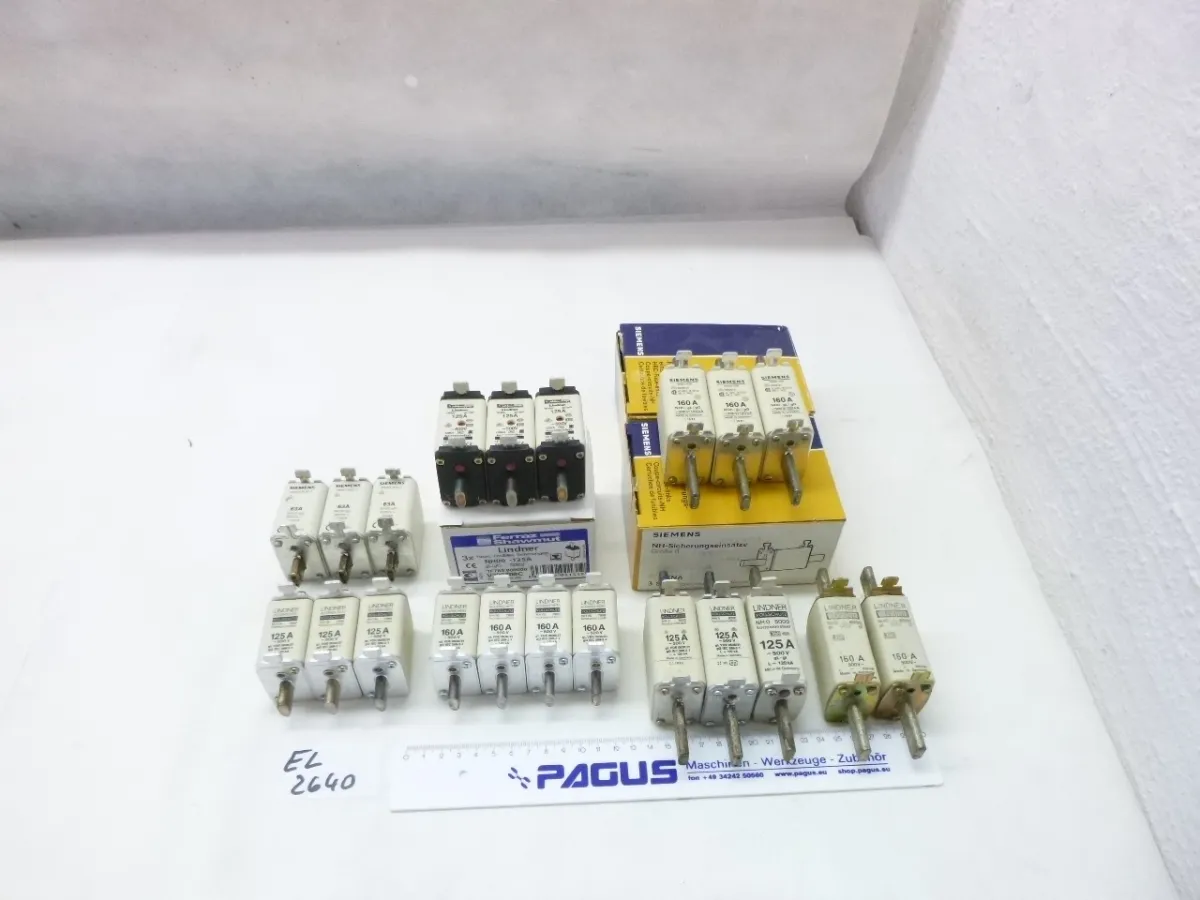 Siemens NH-Sicherungssortiment NH0 / NH00 63 - 160 A, 24 S