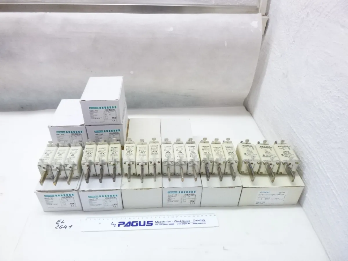 Siemens NH-Sicherungssortiment NH1, 50 - 200 A, 43 StÃ¼ck