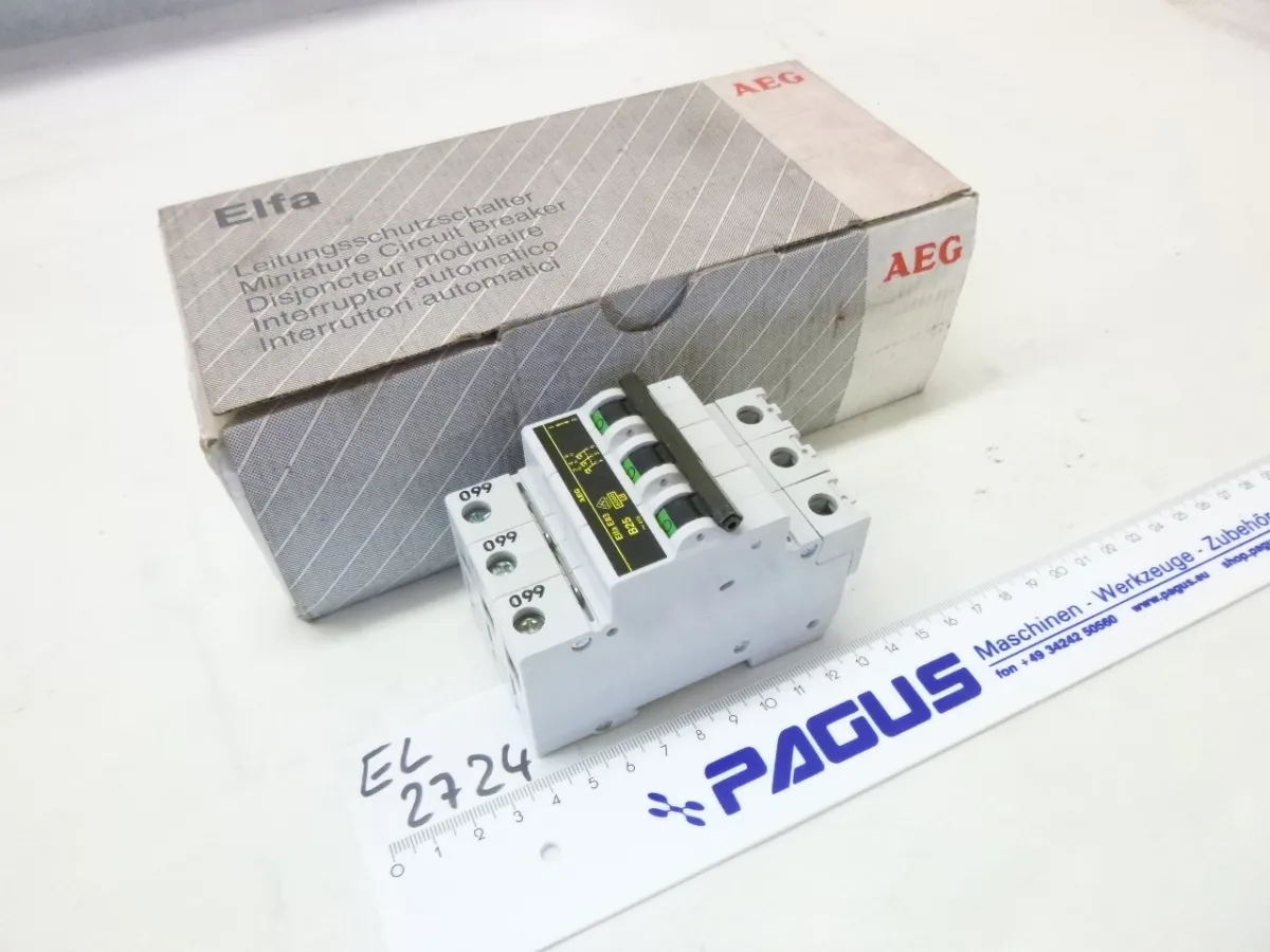 AEG Leitungsschutzschalter Elfa E83 B25 , 4 Stück