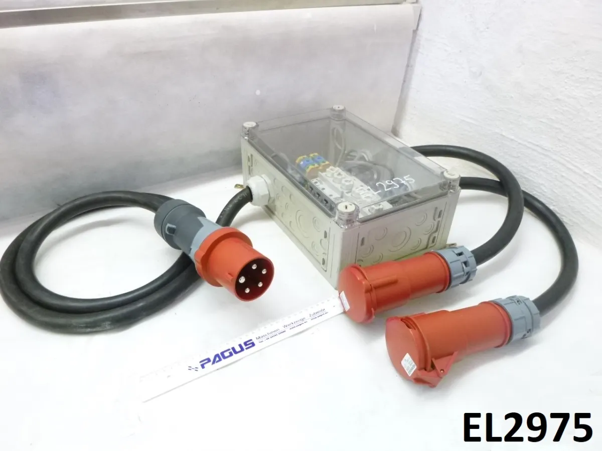 CEE Verteilung, 400 V, 63 A / 2x 32 A - 6h