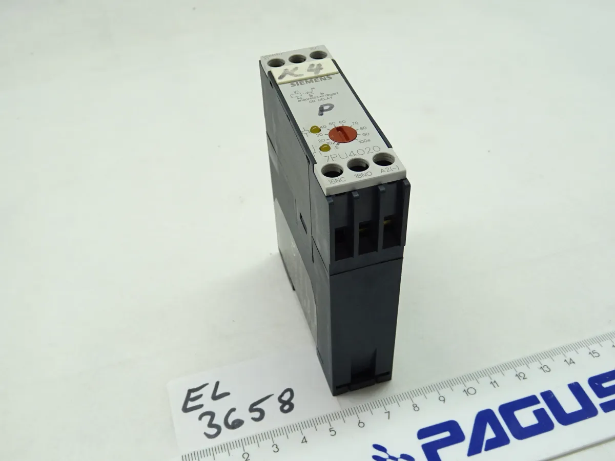 Siemens Zeitrelais 7PU4020-3AB30, 5 - 100 sek