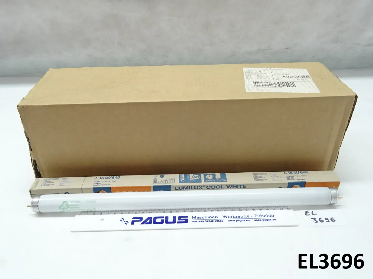 Leuchtstofflampe L 15W/840, 17 Stück