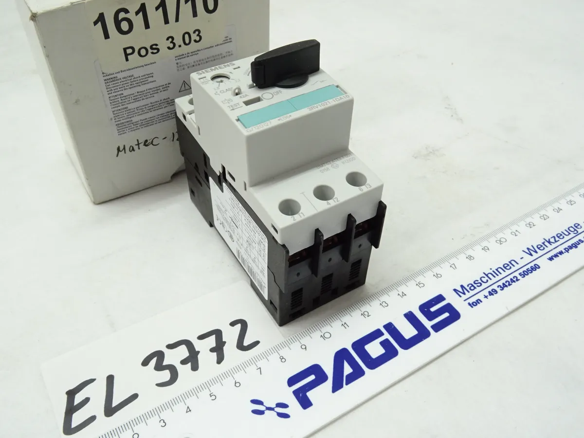 Siemens Motorschutzschalter 3RV1021-1DA10, 2,2 - 3,2 A