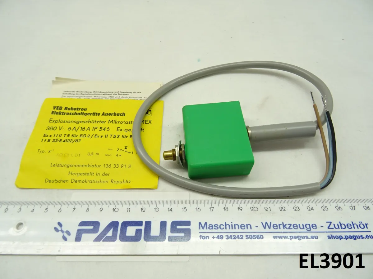 Ex-geschützter Mikrotaster MEX AQ(3) 1.D1