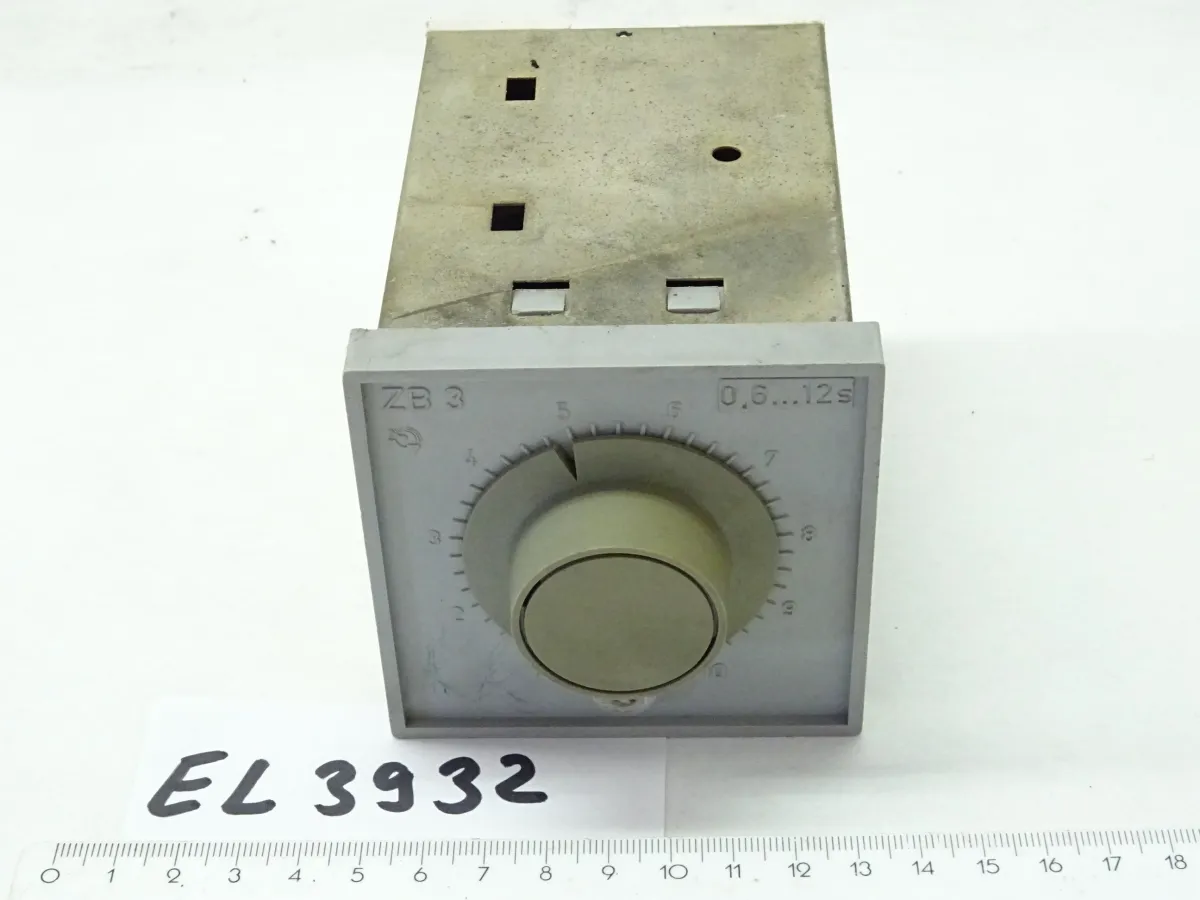 elektronisches Zeitrelais ZB3, 0,6 - 12 sek