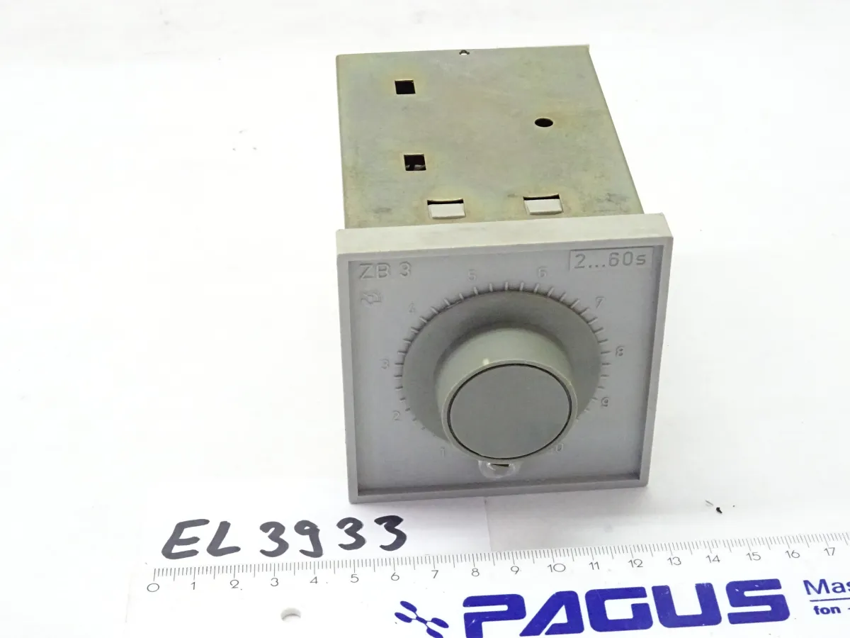 elektronisches Zeitrelais ZB3, 2 - 60 sek