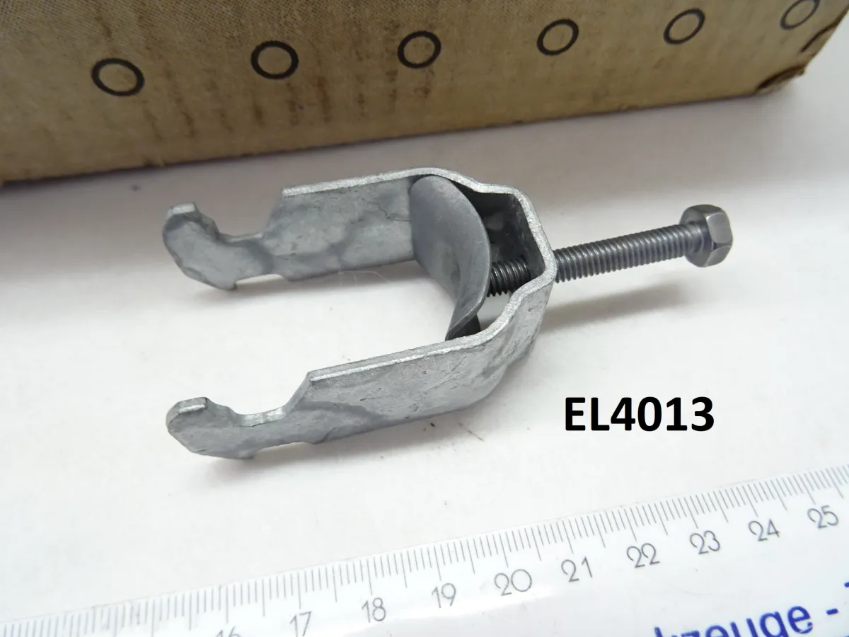 Bügelschelle mit Metalldruckwanne, 50 Stück
