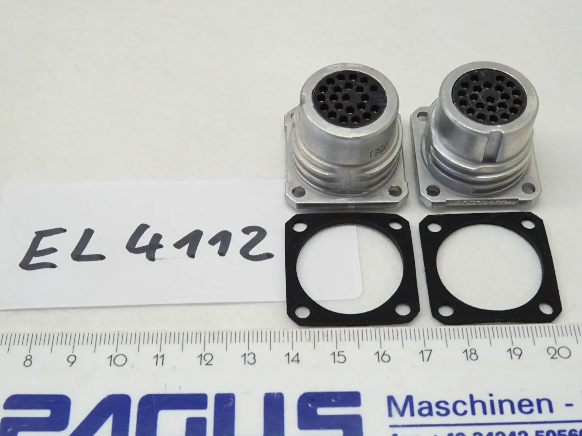MIL-Rundsteckverbinder, Buchse, 2 Stück