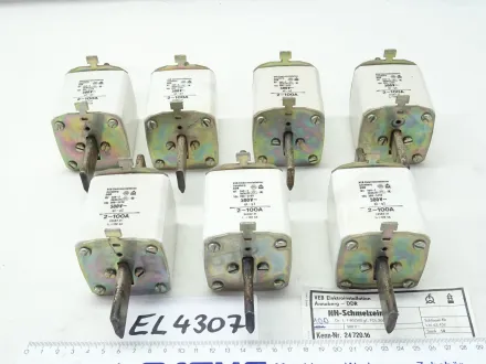 NH-Sicherung NH1, 100 A, 7 StÃ¼ck – RESALE