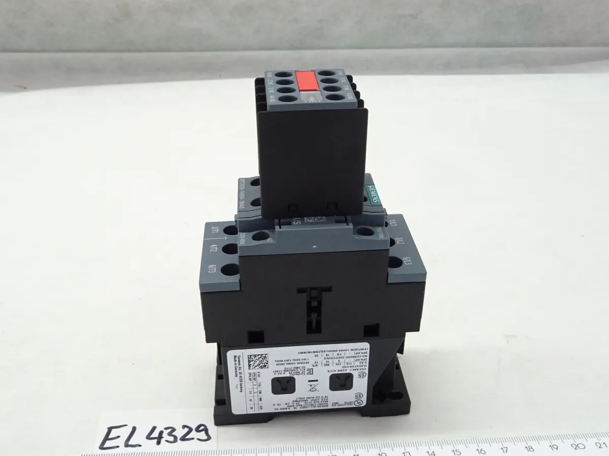 Siemens LeistungsschÃ¼tz 3RT2026-1AK64-3MA0, 11 kW