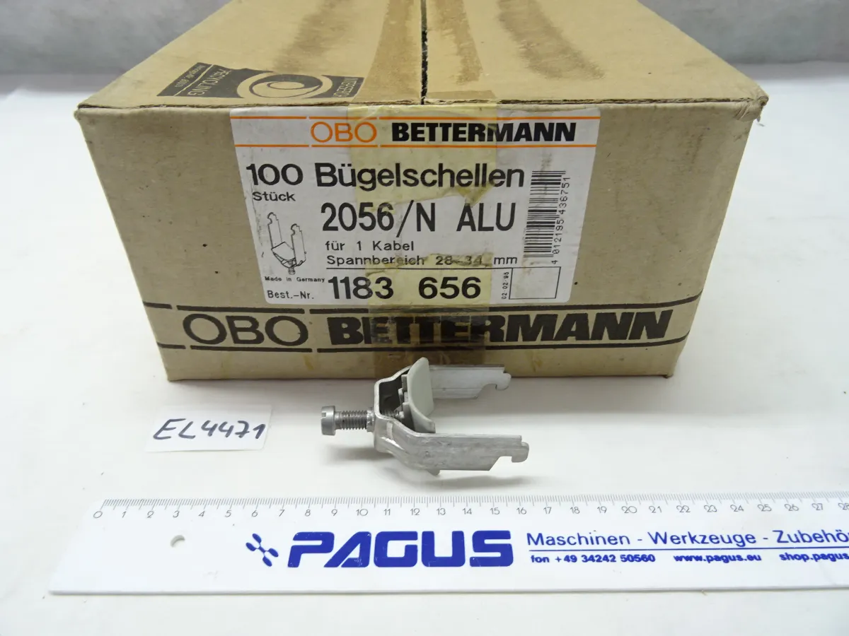 Bügelschelle 2056/N ALU, 100 Stück