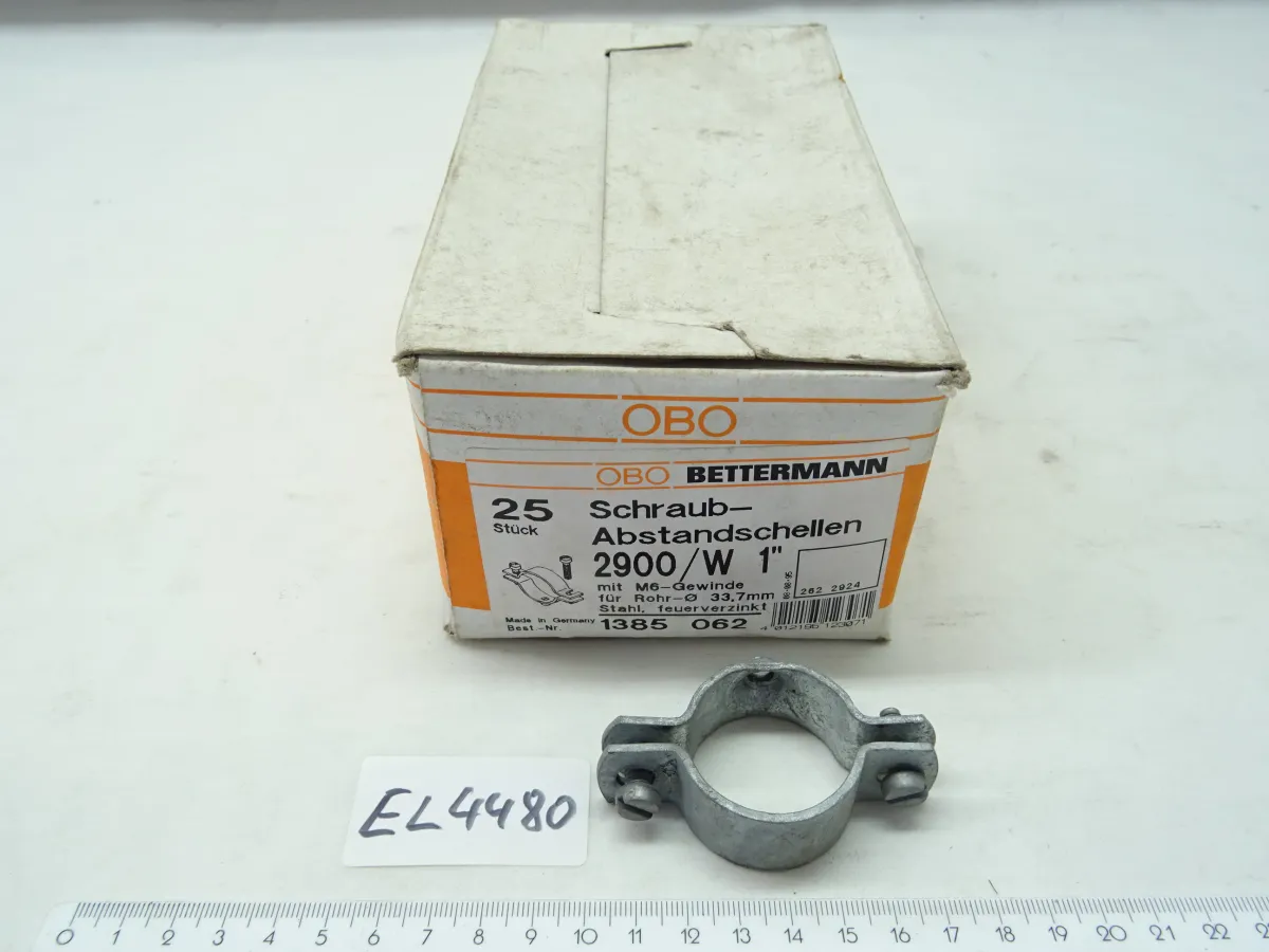 Schraub- Abstandschelle 2900/W 1", 25 Stück