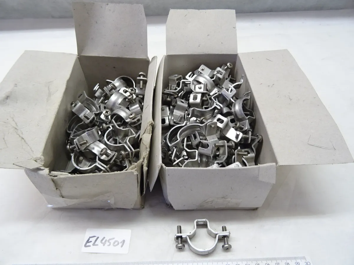 ALU Rohrschelle 25 mm, 80 StÃ¼ck