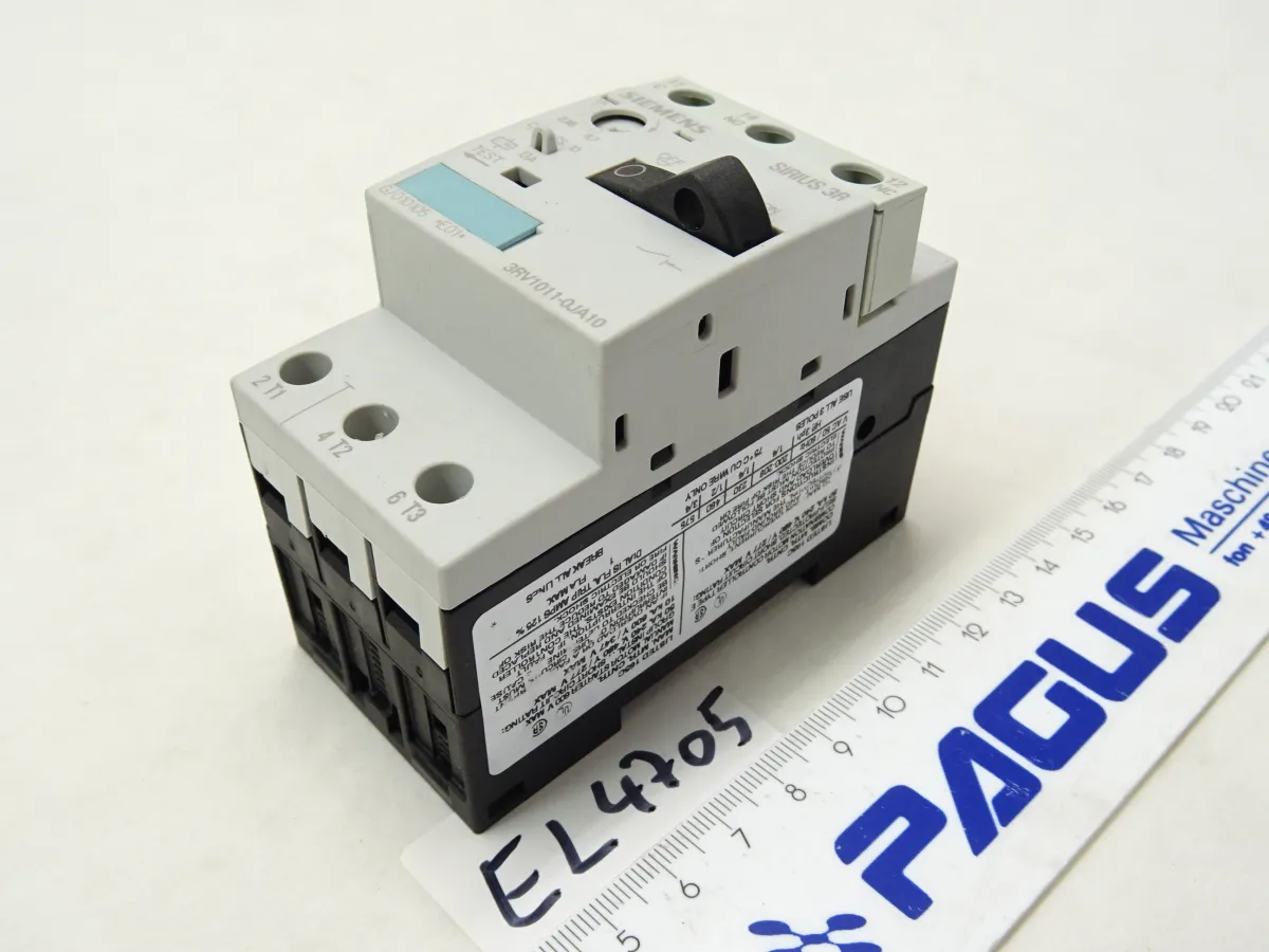 Siemens Motorschutzschalter 3RV1011-0JA10, 0,7 - 1,0 A