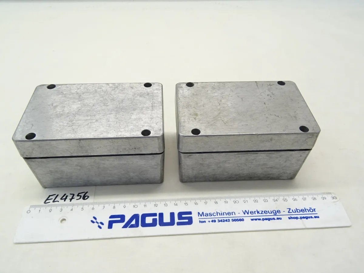 Aluminium-Leergehäuse 130 x 82 x 75 mm, 2 Stück