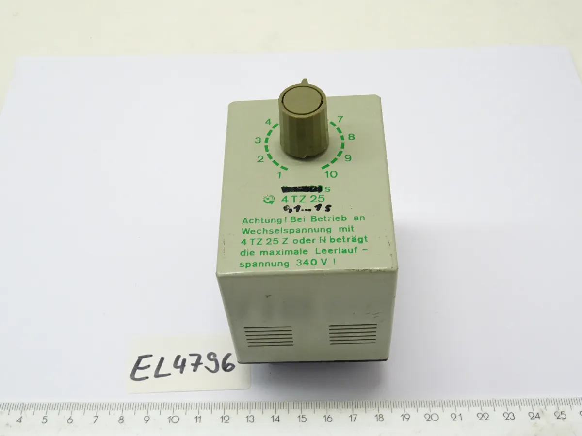 elektronisches Zeitrelais 4 TZ 25, 0,1 - 1 Sekunde