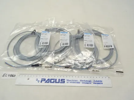 Festo Verbindungsleitung SIM-M8-3GD-2,5-PU, 4 StÃ¼ck – RESALE