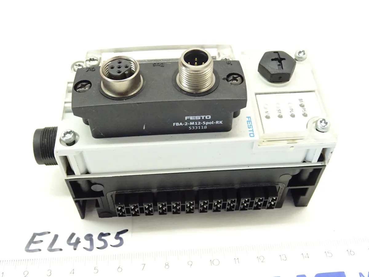Festo Busknoten CPX-FB13, mit Verkettungsblock