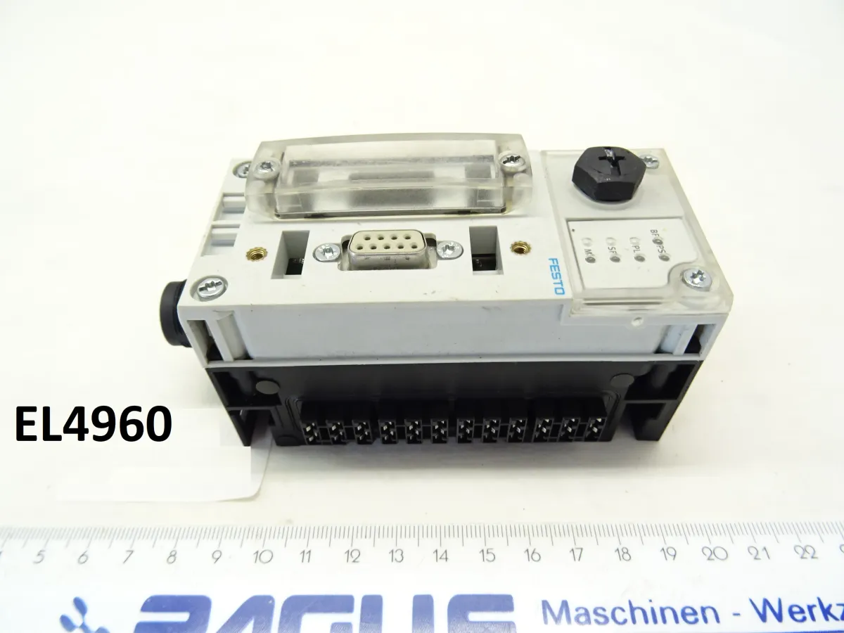 Festo Busknoten CPX-FB13, mit Verkettungsblock