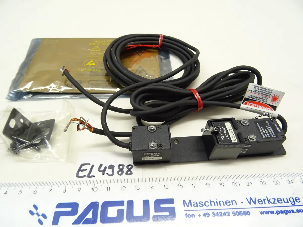 Kompakter Laser-Lichtschrankensensor LX2-12W