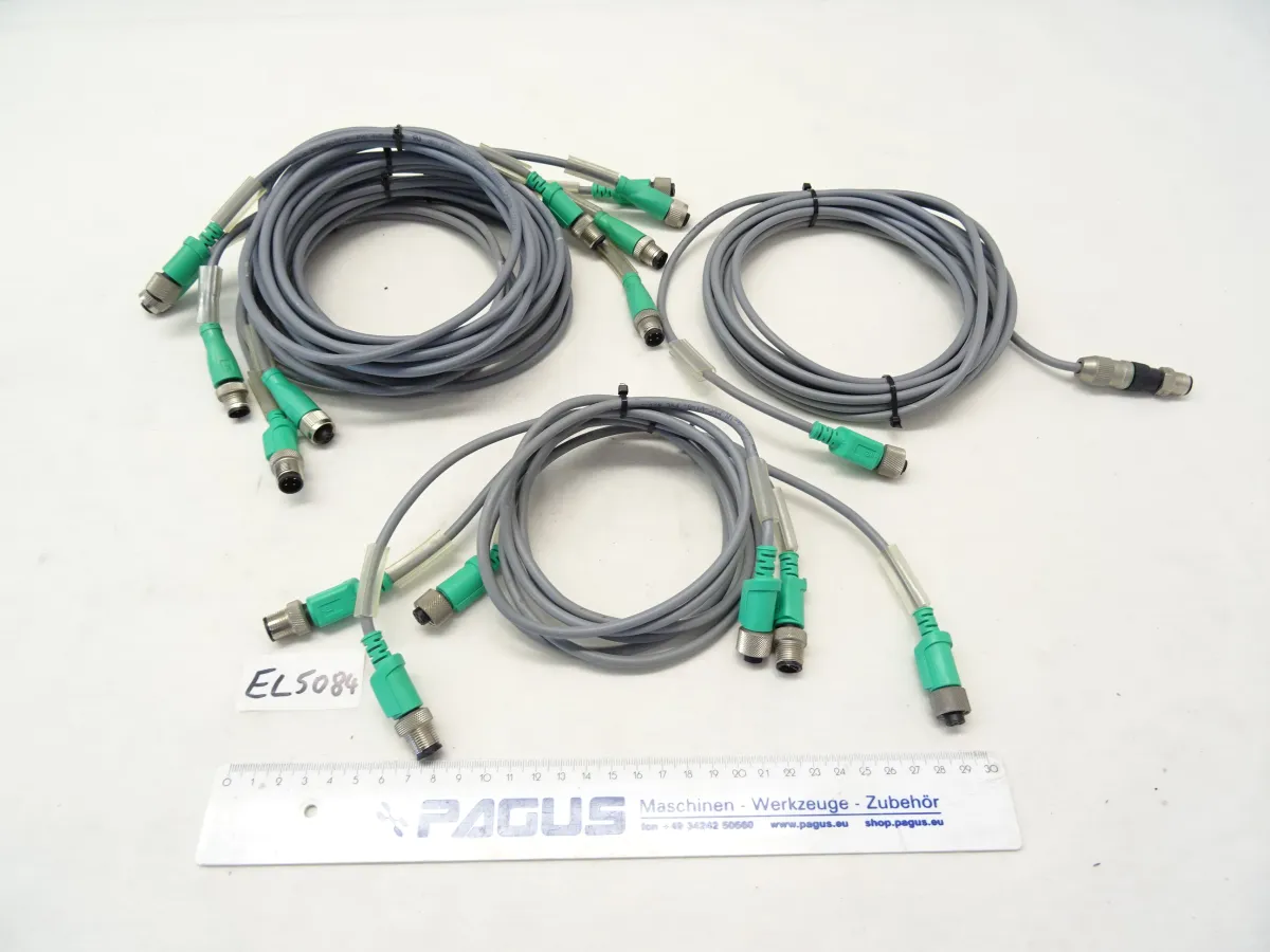 Verbindungskabel V1-G-xxM-PVC-V1-G, 9 Stück