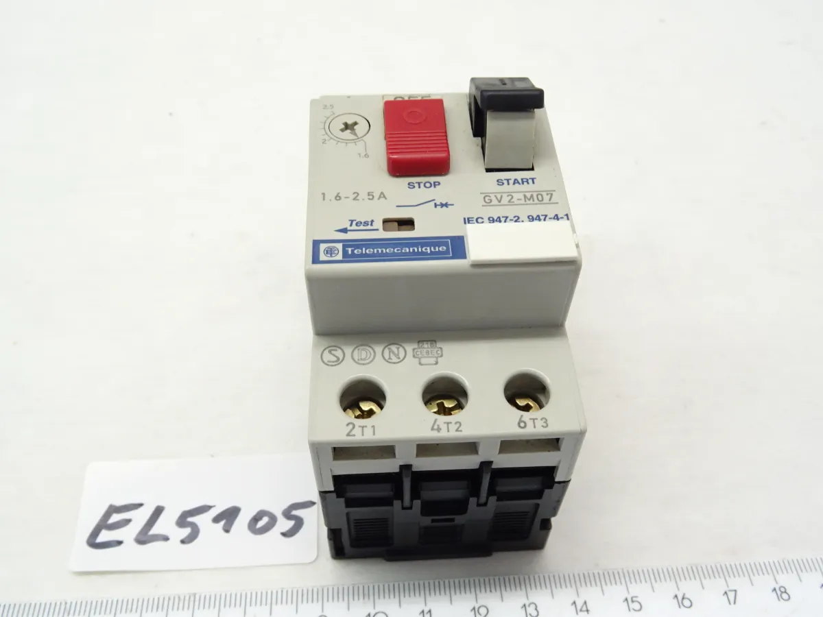 Motorschutzschalter GV2-M07 1,6 - 2,5 A