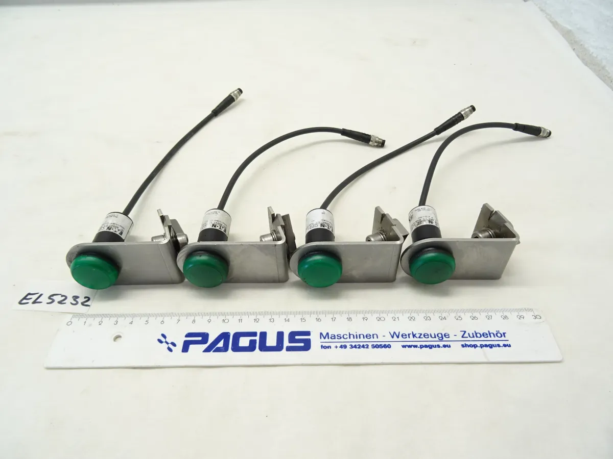 Einbau-Leuchtmelder C22-L-G-24-P30, 4 StÃ¼ck