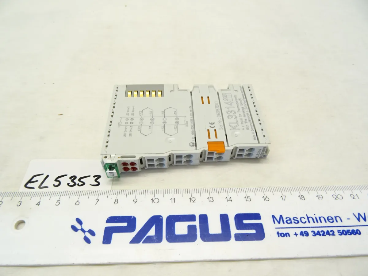 4-Kanal-Eingangsklemme für Thermoelemente KL3314
