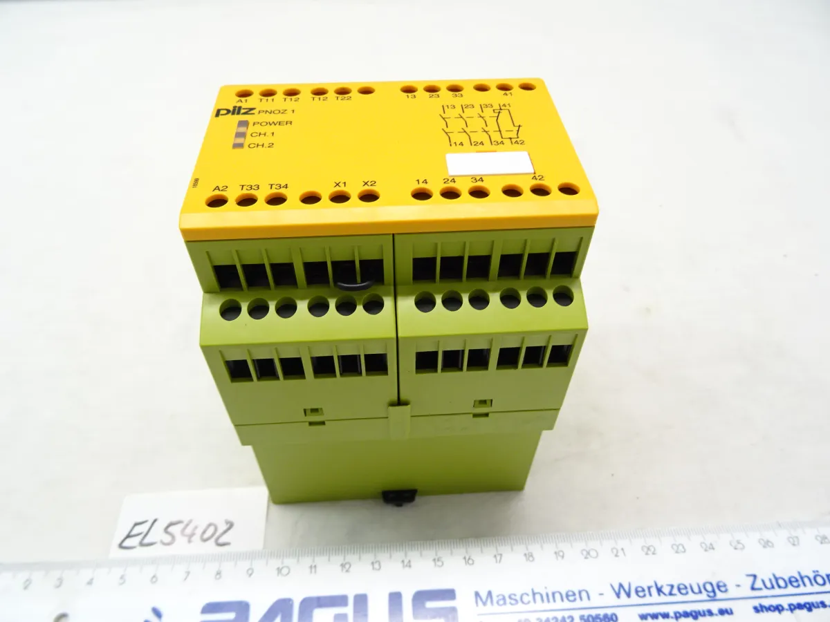 Not Aus" Relais PNOZ 1 24VDC 3n/o 1n/c