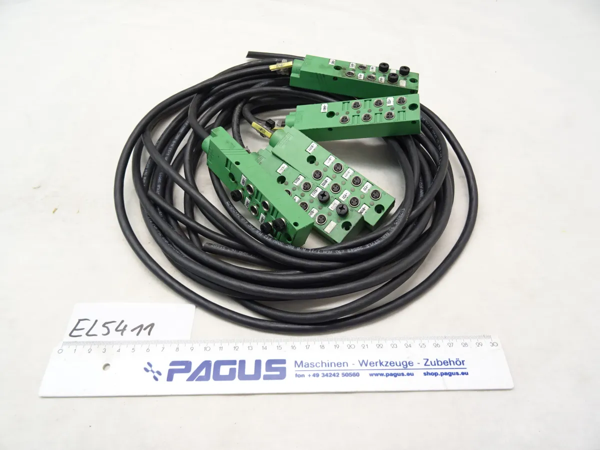 M8 Sensor-/Aktor-Box SACB-6/3-L-10,0PUR-M8, 5 Stü