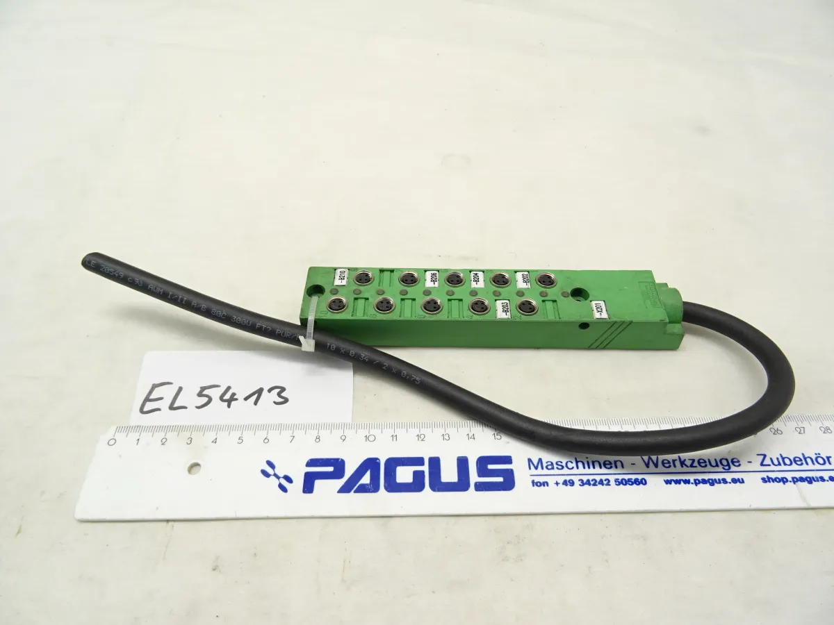 M8 Sensor-/Aktor-Box SACB-10/3-L-10,0PUR-M8