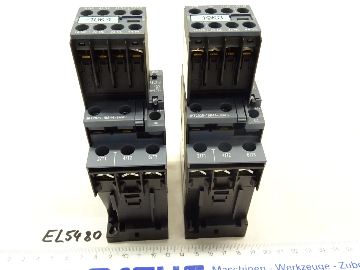 Siemens Schütz 7,5 kW, mit Hilfsschalter, 2 Stück