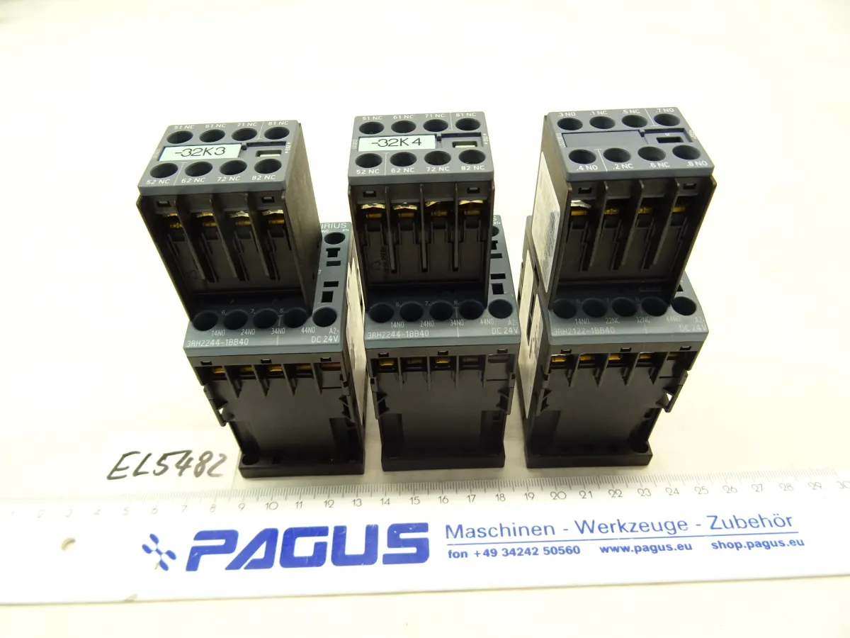 Siemens Hilfsschütz 10 A, 240 V, mit Hilfsschalter, 3 StÃ